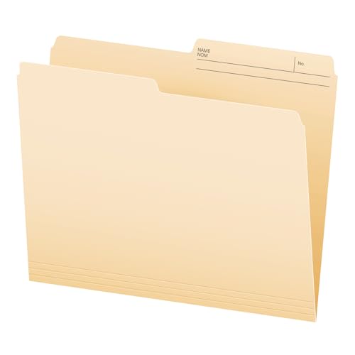 Pendaflex File Folders, Legal Size, 1/2 Cut Tab, Manila, Durable Paper Construction, Reversible Design, 10-Pack, for Office or Home Filing Organization image 1