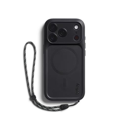 Bellroy Venture Phone Case para iPhone 17 Pro (Funda Libre de Piel para iPhone) - Shadow