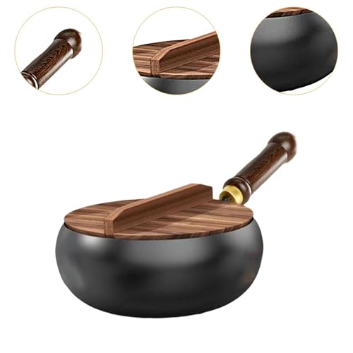 Wok antiadherente HouseVibe 30 cm fondo plano miniatura 3