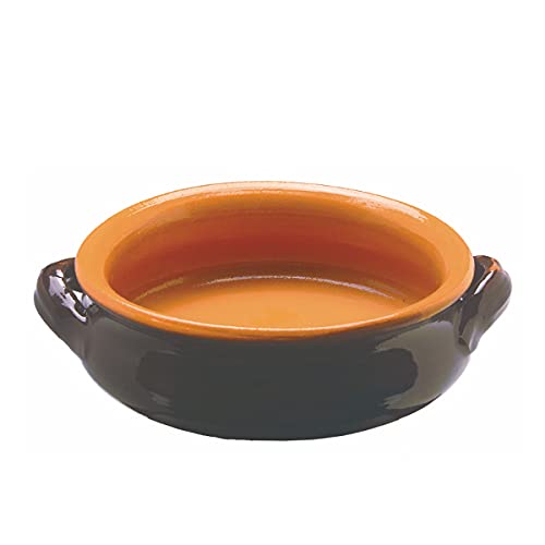 Colì Majolica Terrakotta-Pfanne Mit Deckel – Traditionelle Braun-Ton-Backform 20x20x16 Cm, Spülmaschinenfest