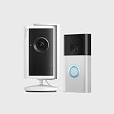 Ring Videocamera interna Plus (ultima generazione) con Videocitofono a batteria | Videocamera di sicurezza plug-in | Retinal 2K, zoom ottimizzato 4x,| Prova gratuita di 30 giorni del piano Ring Home