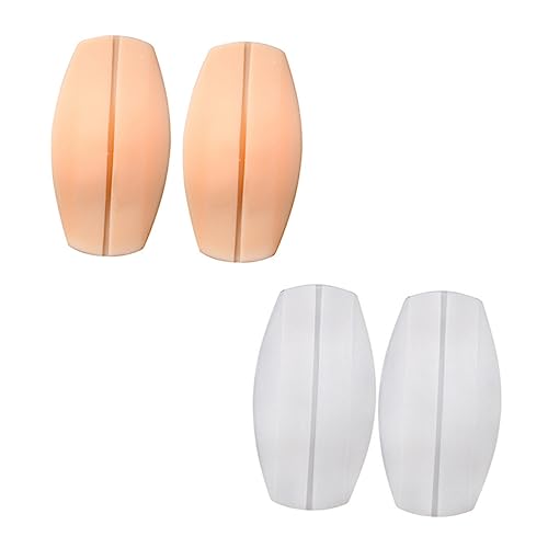HONMEET 2 Pares Ombreiras Femininas Potenciador De Ombro Top Ombreira Suporte De Silicone Alças De O