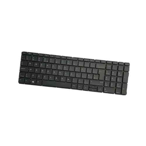 Teclado de laptop para HP ProBook 455 G6 con teclas negras de alta respuesta y formato UK