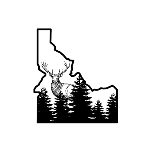 Elk Hunting Sticker Decal- Idaho