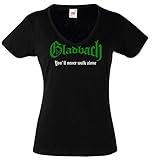 Öko-Tex Standard 100 Gladbach Damen T-Shirt You`ll Never Walk Alone