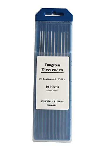 TIG Tungsten Electrodes Diam.1/16inch, with 2% Lanthanum, WL20(Blue) Lanthanum Tungsten Welding Electrodes Rods - Image 2