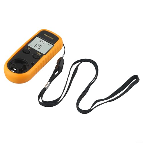 Anémomètre de poche numérique portable d'extérieur avec écran LCD pour une mesure précise et une collecte de données météorologiques