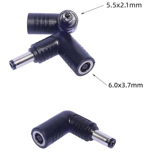 Qaonsciug Adaptador para portátiles DC6.0 x 3.7, 240 W a 7.4 x 5.0 mm, 5.5 x 2.5 mm, 5.5 x 2.1 mm, 4.5 x 3.0 mm