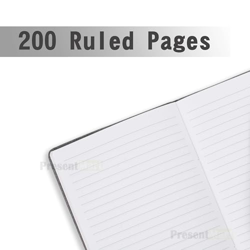 Leather Hard Bound Notebook A5 Journal Diary For Office Use With Mobile & Card Holder Or Pen Loop Dairy For Personal |Ruled Pages With Strap Bookmark Journal Notebook (B92) 200 Pages