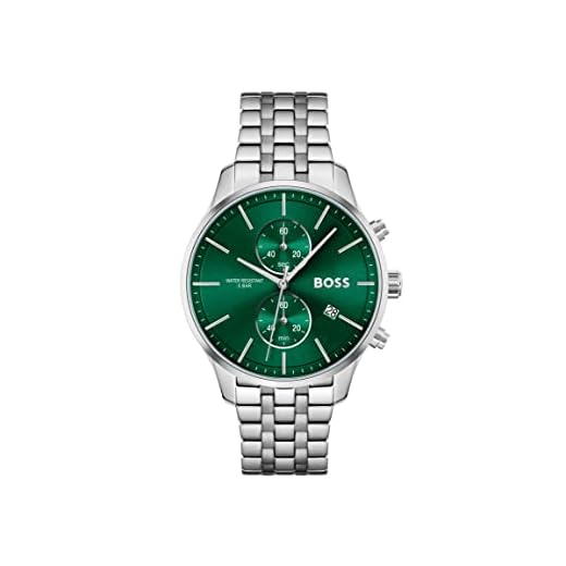 BOSS Reloj Cronógrafo de Cuarzo para hombre con Correa en Acero Inoxidable plateada - 1513975