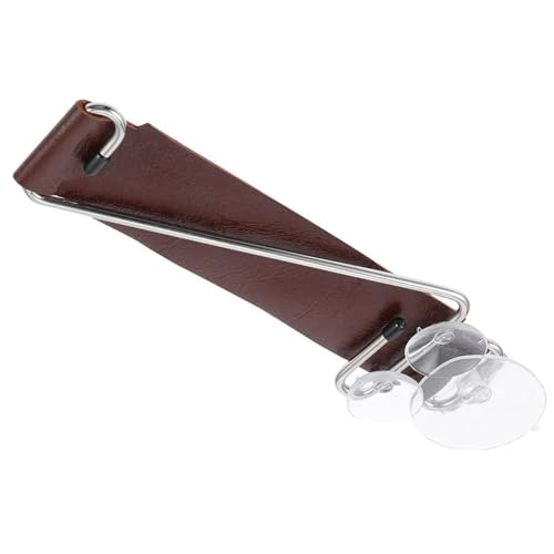 Compacts Guitar Systems with Adjustable Leather Strap and Triple Suction Cups for Musicians Stage Performancea Guitar