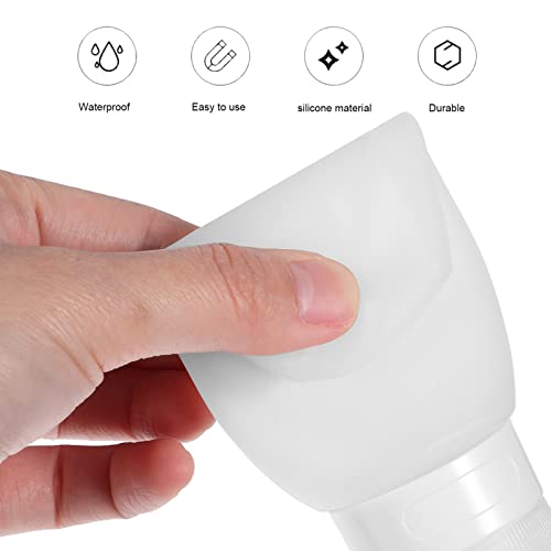 Image of Healeved 8pcs Travel Bottles Refillable Containers for Shampoo Conditioner Lotion Squeeze Tubes with Leakproof Design for Travel and Daily Use