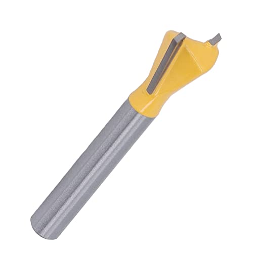 Fresa de Carburo Oxidado de Profundidad Ajustable de Broca de Cola de Milano de Vástago de 6 Mm para Uso Industrial (6 * 1/2)