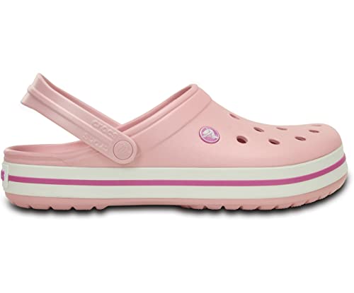 Image of Crocs Unisex Adult Crocband Pearl Pink /Wild Orchid Clogs-3 Men / 4 UK Women (M4W6) (11016)