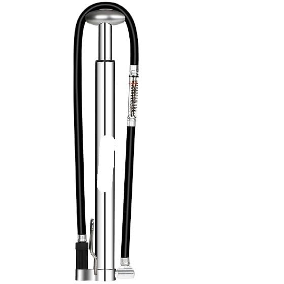 160 PSI Hochdruck-Fahrradpumpe mit Manometer for AV/FV-Reifen Für Basketball, Fußball und Volleyball