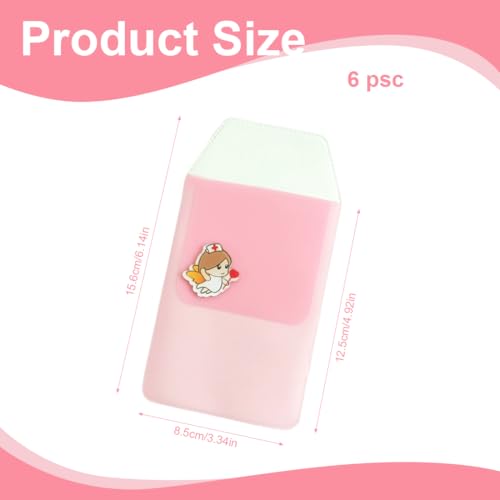 IKOPFLN 6 Stück Krankenschwester Tasche für Arbeit,Krankenpflege Organizer, Organizer für den Schreibtisch - Krankenschwesterzubehör