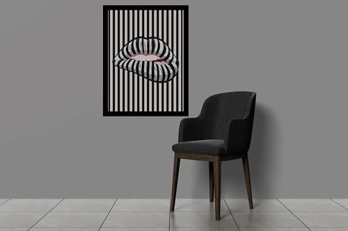 Image of BLINKART Trendy Abstract Wall Art Painting Print Design | Aesthetic Wall Decor Photo Artwork Frame Decoration Hanging For Home Bedroom Living Room Office Wall Decor | T056 | 13x10 Inches