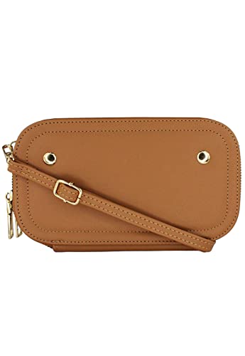 Bolsa Lenna's Transversal B052 Caramelo