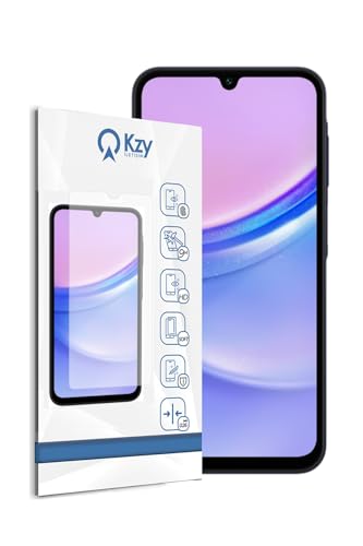KZY İletişim Samsung Galaxy A15 ile Uyumlu Temperli Ekran Koruyucu Kırılmaz Cam