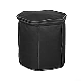 Doble acolchado grueso: la mochila de acordeón negra está equipada con doble S, proporcionando una apertura y cierre seguros, y está gruesa acolchada para una protección óptima.