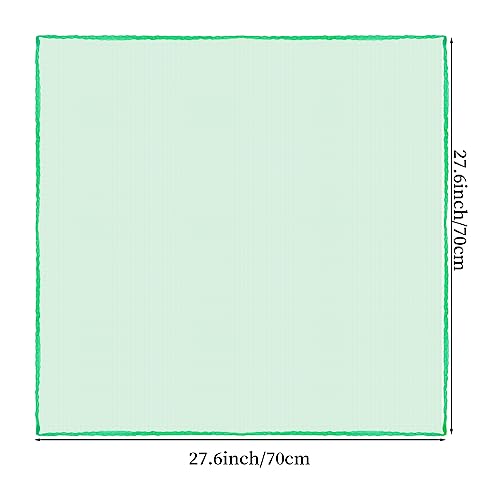 Fengek 9 Pcs Chiffon Scarf, 27.6 Inch Square Solid Color Bandana Handkerchief Ribbon Scarves for Women Girls2