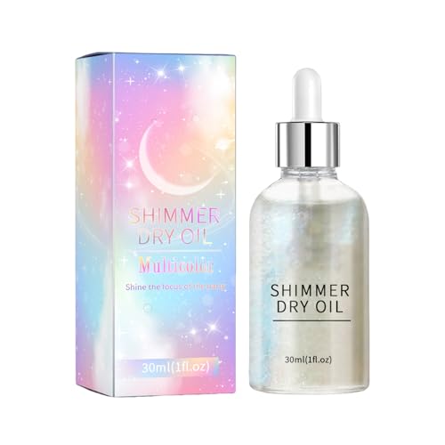 Body Glow Shimmer - Corporal Con Brillo | De Brillo Corporal Brillante Y Brillante | Brilloo Para El Revestimiento Para La Piel Radiante | Iluminador De Larga Duración Oiil Para