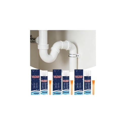 Cikiki Spray de reparación de fugas impermeable, crema de reparación de fugas con cepillo, parche de reparación de fugas y sellador transparente impermeable de secado, rápido
