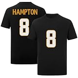 Omarion Hampton T-Shirt Black Mens Football Stitched T-Shirt