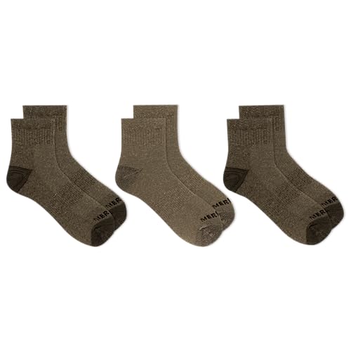 Image of Merrell Unisex Adult Wool Hiking Ankle Socks (6-Pairs)