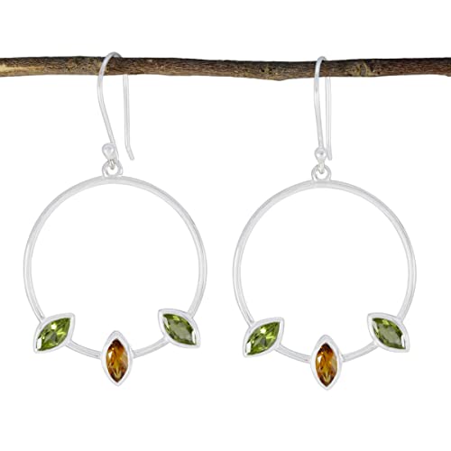 Boucle d'oreille en argent multi motifs pour femme en argent 925 RIYO