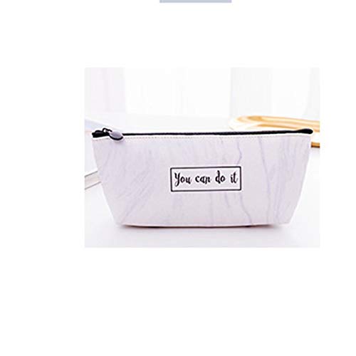 ukYukiko Trousse à crayons multifonction avec fermeture éclair Motif marbre Cover