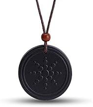 AMAZHEAL Scalar Energy Volcanic Lava Quantum Bio Science Negative Ions Pendant for Men and Women