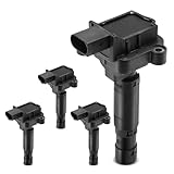 Set of 4 Ignition Coils Pack for Mercedes Benz W203 C230 Kompressor 2003-2005 l4 1.8L