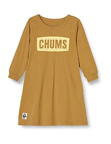 [チャムス] ボーイズTシャツ･カットソー Kid's Logo L/S T-Dress Beige×Cream KL