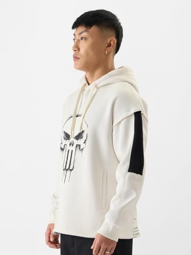 Image of The Souled Store Punisher: Vigilante Men Oversized Hoodies