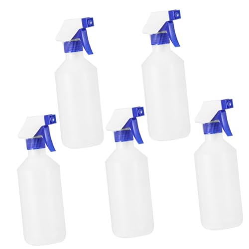 HONITANO 5Pièces Flacon Pulvérisateur Plastique de Bouteilles pour Nettoyage et Multi Usage et Pratique Design Détachable pour Ménage et Jardinage