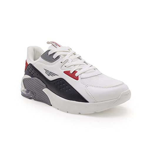Red Tape Sneaker Casual Shoes for Men | Soft Cushioned Insole, Slip-Resistance, Dynamic Feet Support, Arch Support & Shock Absorption RED/White