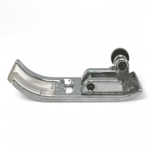 Image of ZENITH Zig Zag J Screw Pressure Foot Snap on Type for Automatic Electric Low Shank Sewing Machines Suitable for Usha Janome Brother Singer etc Steel Finish