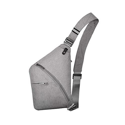 OSOCE Mochila de hombro antirrobo impermeable Sling pecho Crossbody bolsa de la cubierta del paquete mochila bicicleta deporte (2.0 Gris Claro, Pequeño) Cover