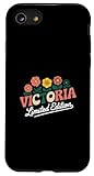 victoria limited edition vintage nome personalizzato moglie nonna custodia per iphone se (2020) / 7 / 8