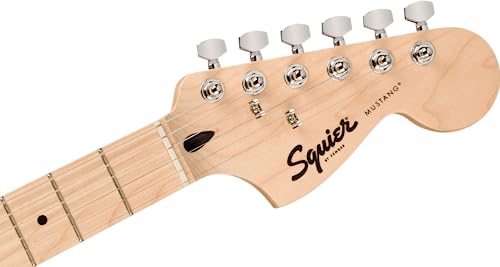 Image of Squire Sonic Mustang Electric Guitar, Torino Red, Maple Fingerboard