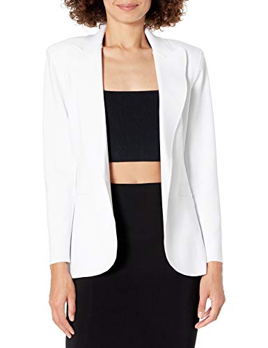 Norma Kamali Women's Blazer, White, S/36 #TOP14