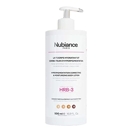 NUBIANCE - Lait Corps Unifiant & Hydratant HRB-3 - Pour Les Problèmes d'Hyperpigmentation d'Origines Diverses - Peau Moins Rugeuse - Plus Hydratée et Souple - Soin éclaircissant Cover