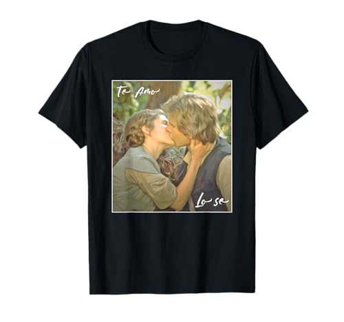 T-shirt Star Wars Te amo Yo lo sé en espagnol pour fan de Leia et Han Solo