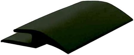 Roppe Vinyl Tile Carpet Joiner Profile #159, Black, 1/8 H X 12' L X 1 W