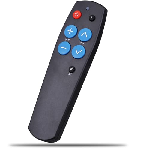 Telecomando universale per TV – semplice e facile da usare, ideale per gli anziani, compatibile con tutte le marche TV...