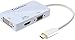 Produktbild CableDeconn USB-C Multiport Adapter, USB-C Typ C 3.1 (Thunderbolt 3 kompatibel) auf HDMI DVI VGA 4K Kable Adapter Konverter für MacBook 2017