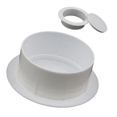 Générique Bouchon de Trou décoratif en PP pour climatisation, différentes Tailles, pour Trou Mural Blanc Type160