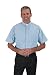 R.J. Toomey Mens Summer Oxford Short Sleeve Clergy Shirt