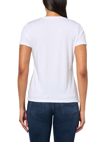 Image of DKNY Women's Short Sleeve V-Neck Mesh Ruched Knit Top